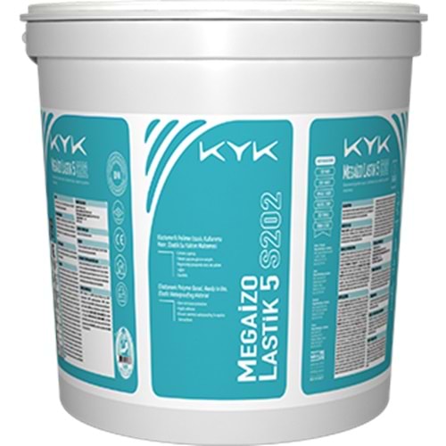 KYK Megaİzo Lastik 5 S202 Reçine Esaslı Elastik Su Yalıtım (5) / Beyaz