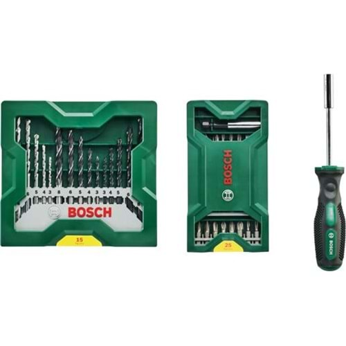 BOSCH X-Line 25+15+1 T&Vidalama&Matkap Ucu Set