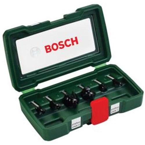 BOSCH FREZE SETİ 6 LI 8 MM ŞAFTLI(DIY)