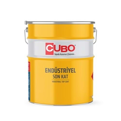 CUBO Endüstriyel Son Kat Boyası Ral 8016 Koyu Kahve 0,75 Lt