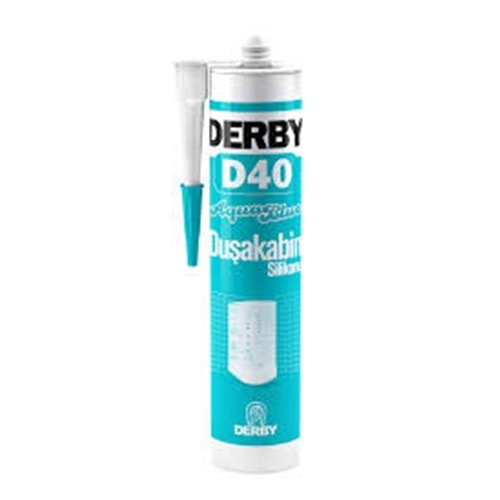 DERBY D40 DUSAKABIN SILIKONU SEFFAF 320 GR