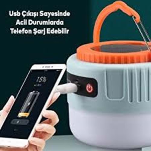 KLAUS GÜNES PANELLI KAMP FENERI 3W 1200MAH