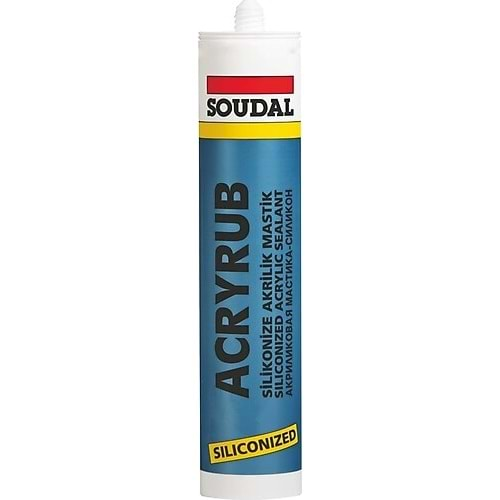 SİLİKONİZE MASTİK 500 GR ANTRESİT GRİ ACRYRUB SOUDAL