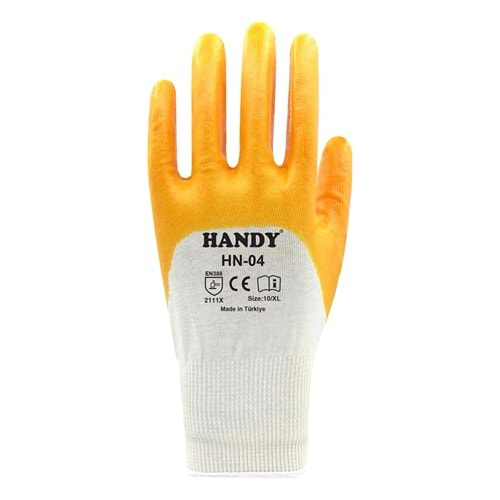 ELDİVEN NİTRİL SARI HN-04 HANDY