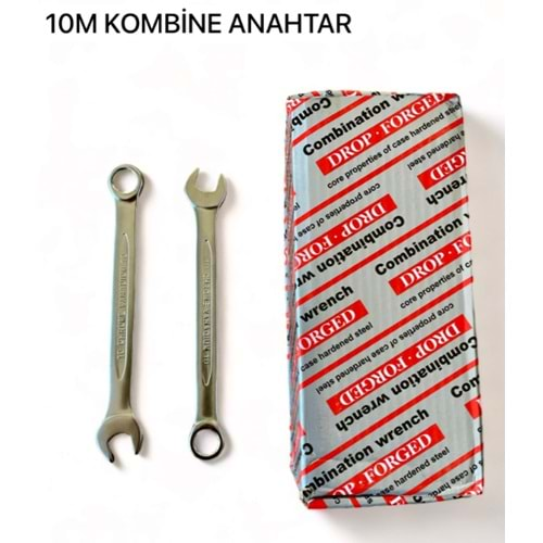 KOMBİNE ANAHTARI TEK 10 NO - CHROM VANADİUM