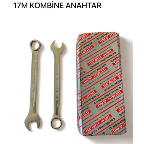 KOMBİNE ANAHTARI TEK 17 NO - CHROM VANADİUM