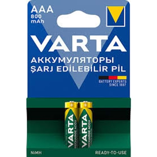 VARTA 800 MH ŞARJLI PİL*10 56703