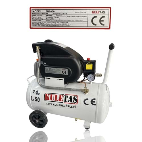 KOMPRESÖR MAKİNESİ KULETAŞ 50 LT 2 HP