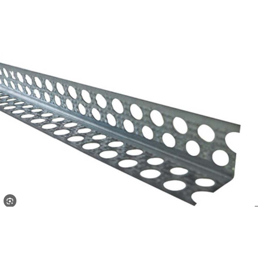 ALÇI KÖSE DELIKLI 0,40mm ( ral9003) 2,70m galvaniz renk