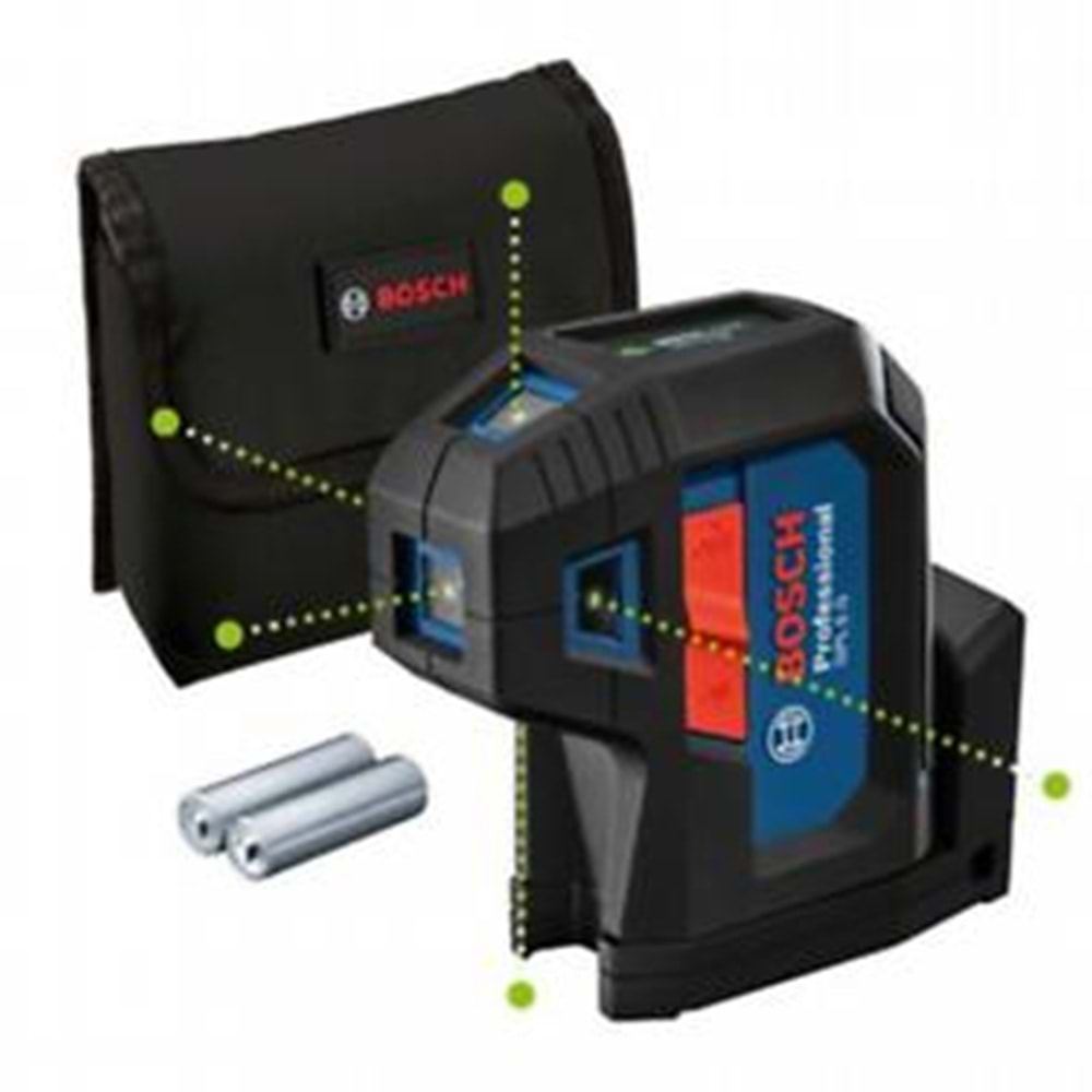 BOSCH LAZER HIZALAMA 5 NOKTA YESIL Professional Kompakt Gpl 5 G