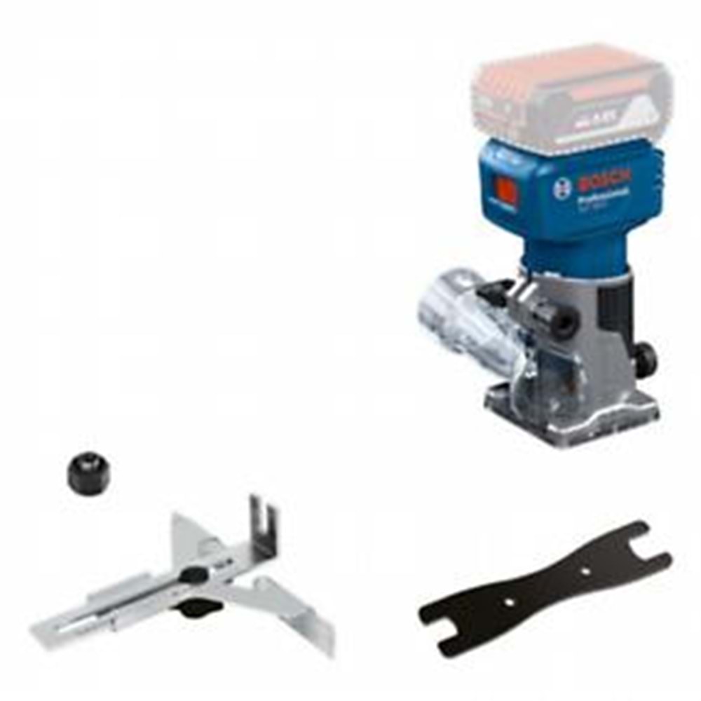 BOSCH AKÜLÜ FREZE GLF 18V-8 (SOLO)