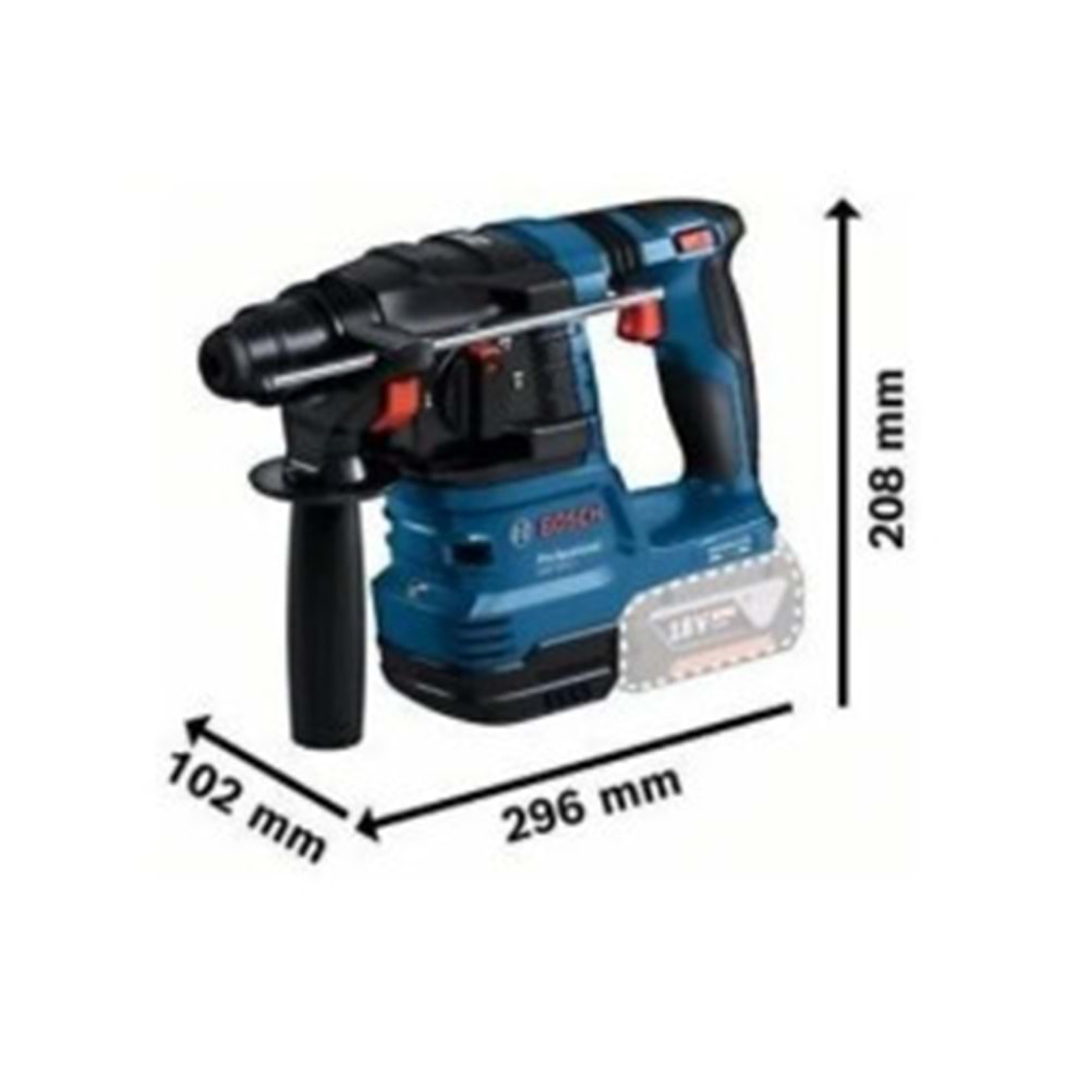 BOSCH AKÜLÜ KIRICI DELICI GBH 185-LI (SOLO)