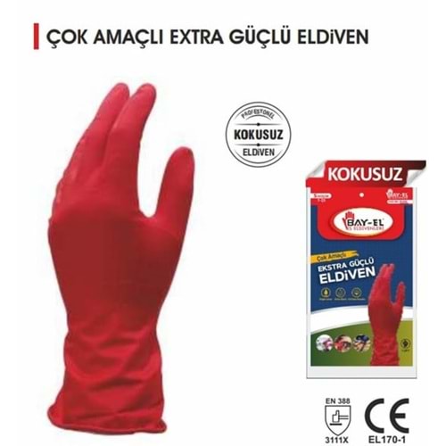 ELDIVEN LASTIK BULASIK ÇOK AMAÇLI BAY-EL