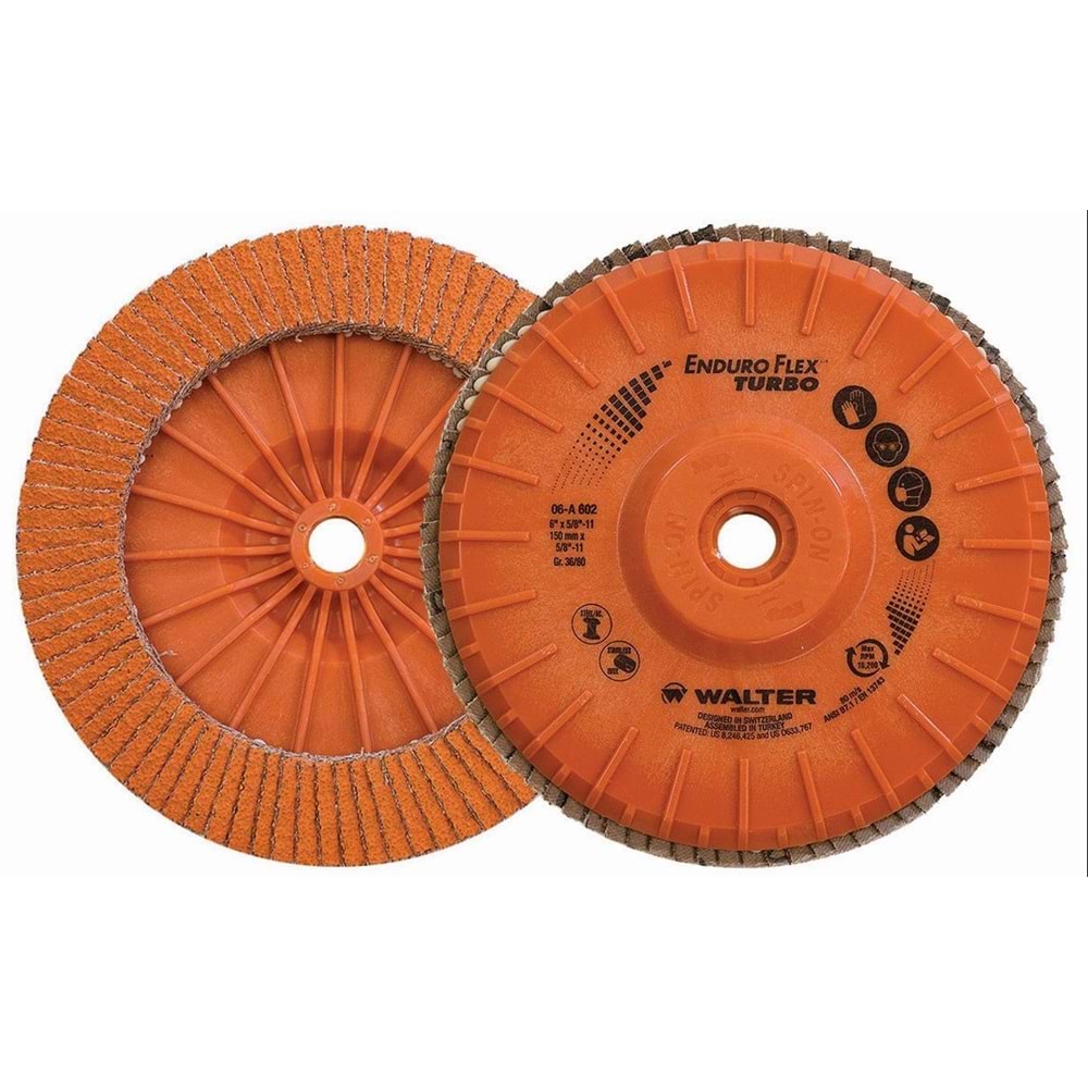 FLAP DISK KATLI ZIMPARA 115mm 60 KUM turuncu extra