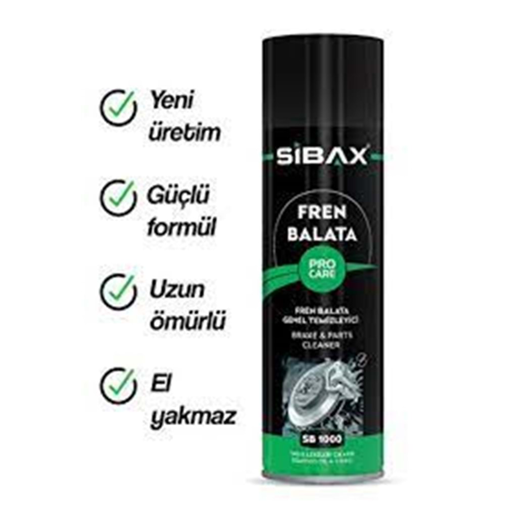 FREN BALATA TEMIZLEYICI SPREY 500 ML SIBAX