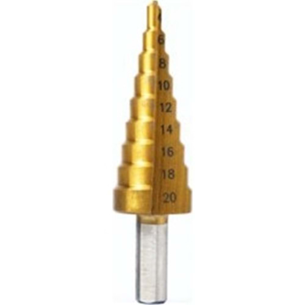 HSS KADEMELI MATKAP UCU 4-20 MM eco
