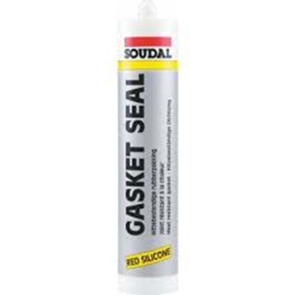 SOUDAL GASKETSEAL ISI SILIKONU KIRMIZI 310 ML