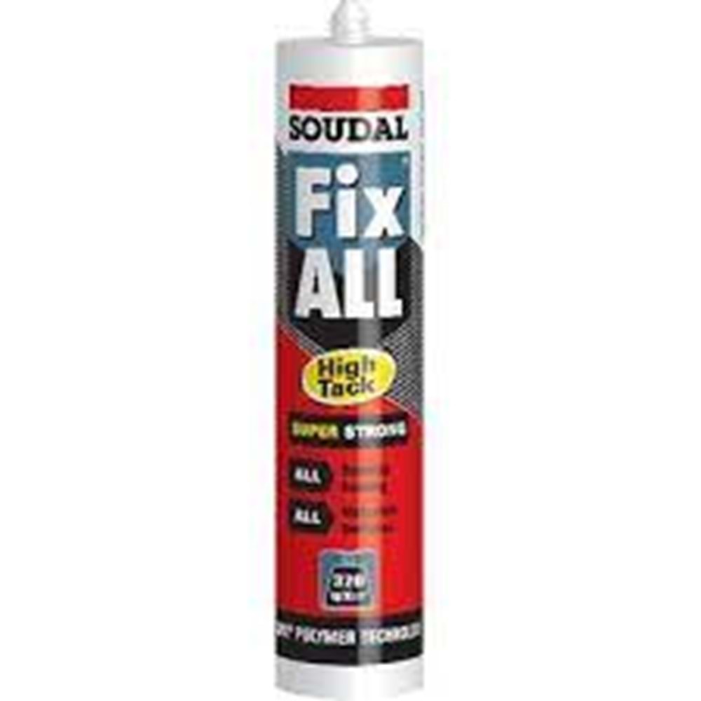 KORNIS YAPISTIRICI FIX ALL BEYAZ 290 ML SOUDAL