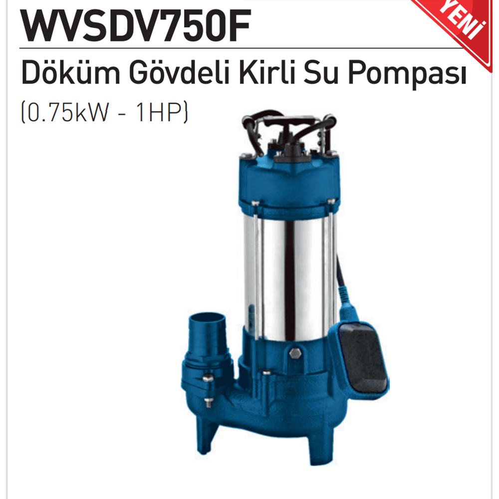RAINPUMP DALGIÇ POMPASI ATIK SU POMPASI RAINWVSDV750F