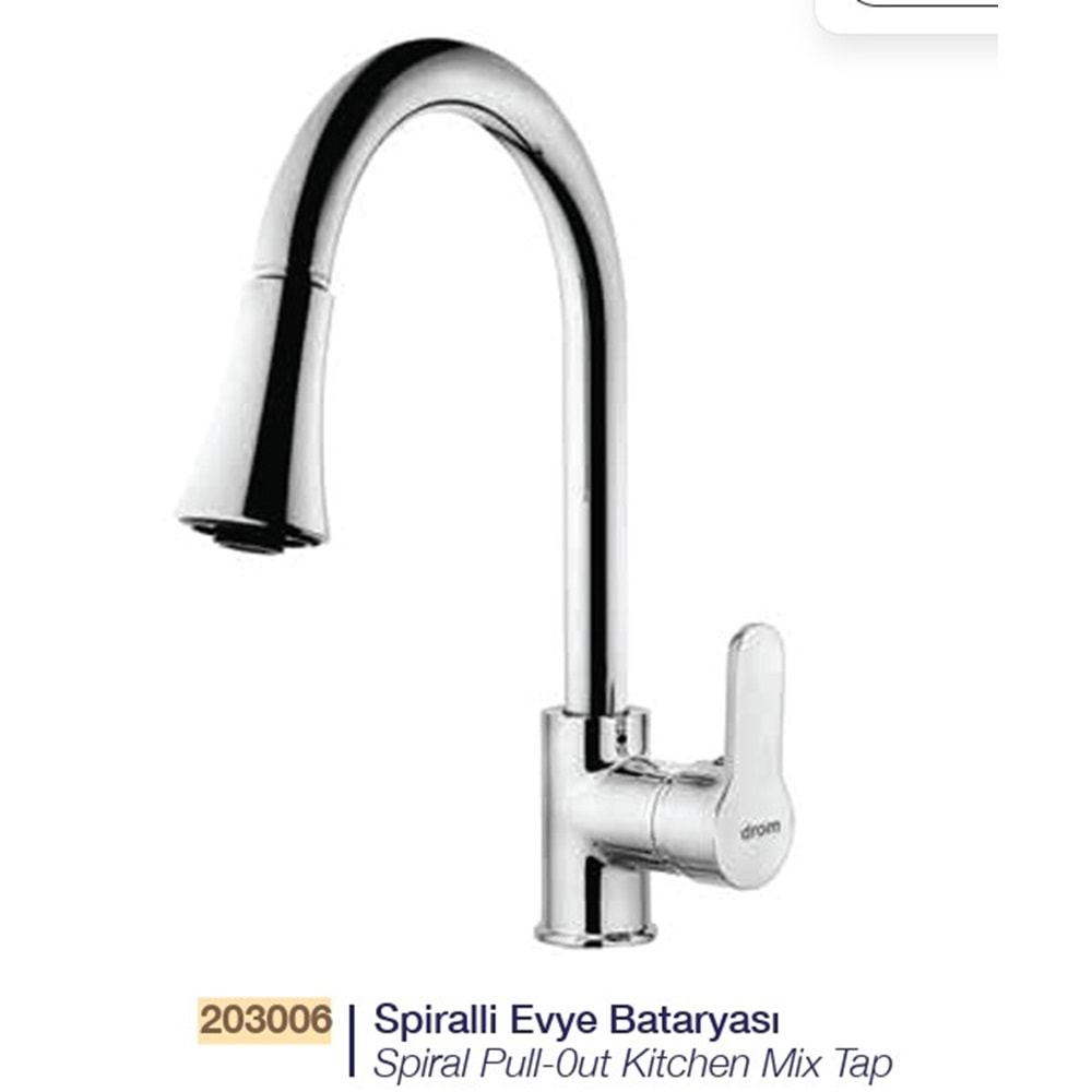 BATARYA DROM MUTFAK EVYE SYNKE SPIRALLI 203006