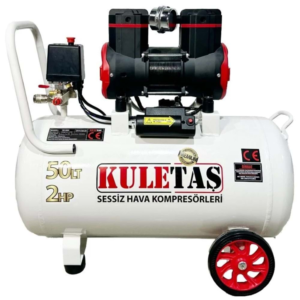 KOMPRESÖR MAKINESI SESSIZ YAGSIZ KULETAS 50 LT 2 HP