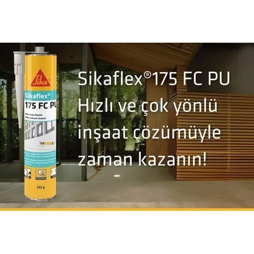 POLIÜRETAN MASTIK SIKAFLEX 175 PU KIRMIZI 280 ML