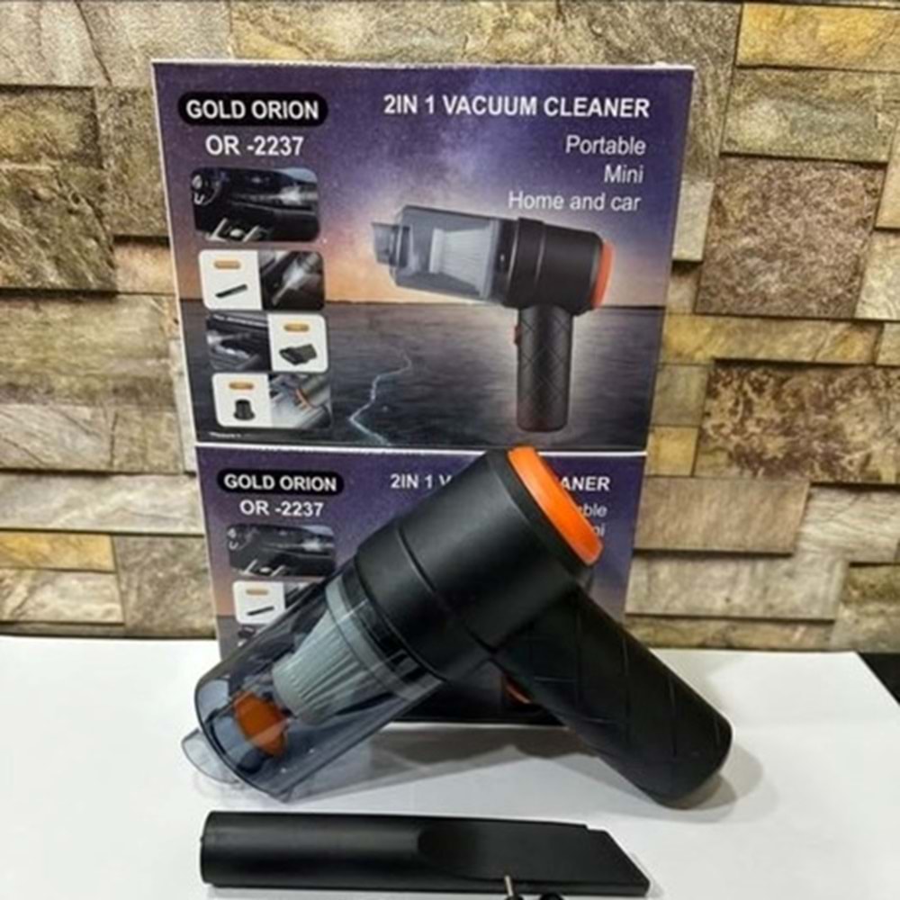 AKÜLÜ ARAÇ SÜPÜRGESI MINI GOLD ORION OR-2237