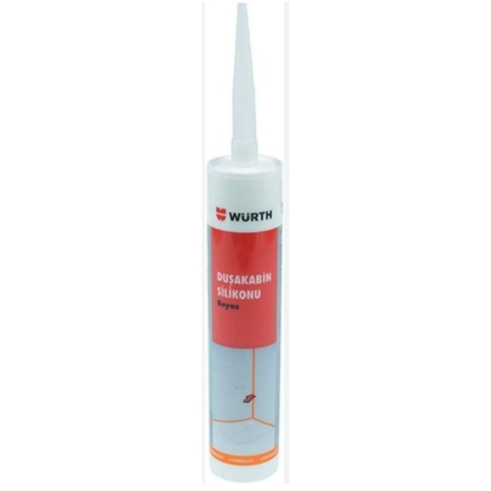 WÜRTH SILIKON 310 ML BEYAZ DUSAKABIN