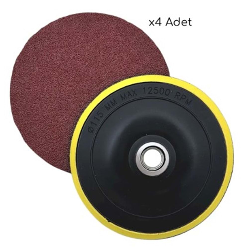 CIRT ZIMPARA TABANI 115 MM 4 YEDEKLI
