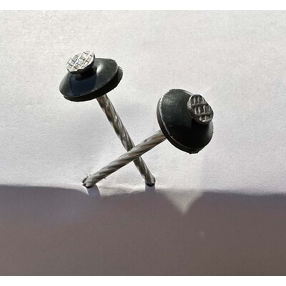 ÇATI ÇIVISI 10 cm OYNAR BASLI 7016 GRI