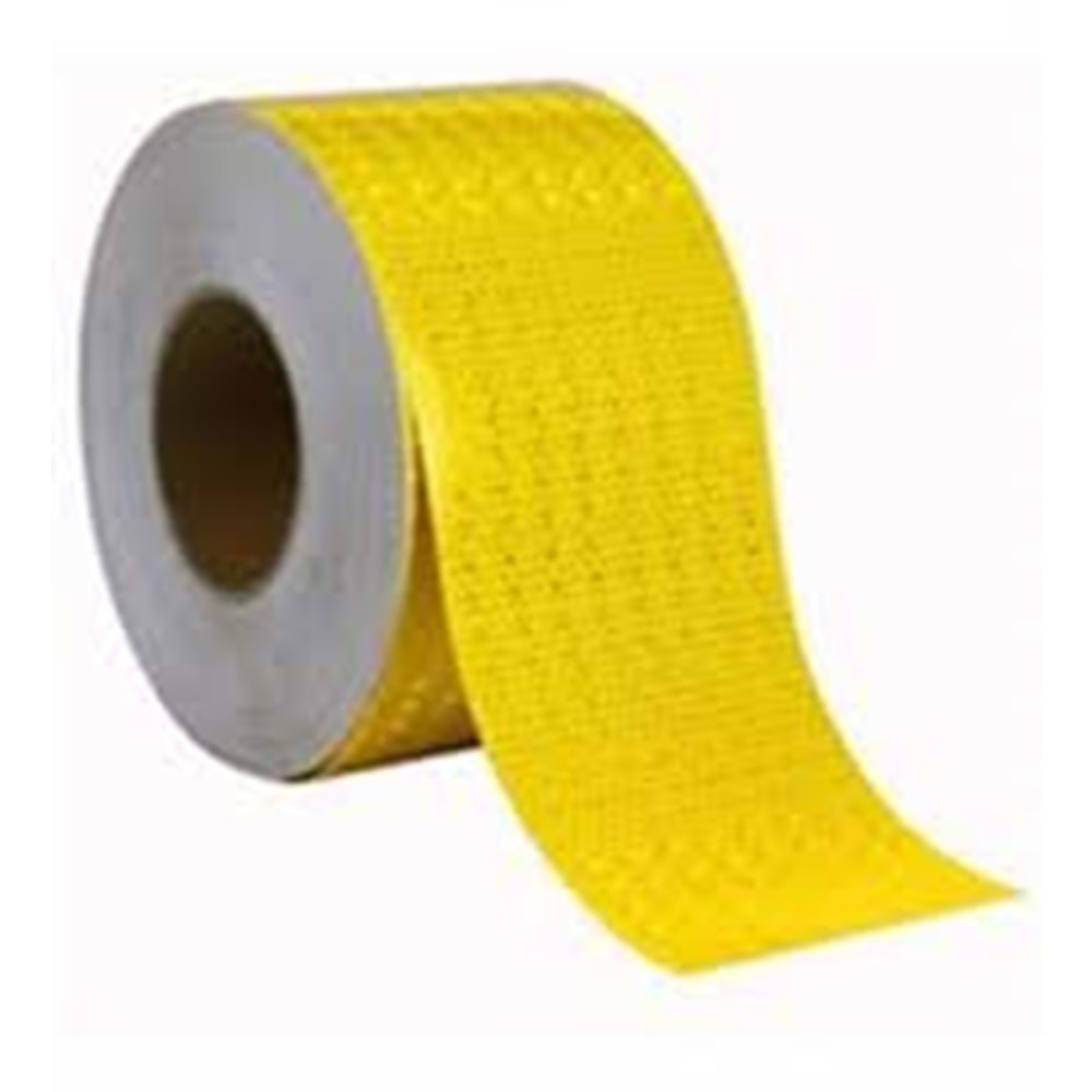 REFLEKTÖRLÜ PETEKLI SARI BANT 50*46 MT