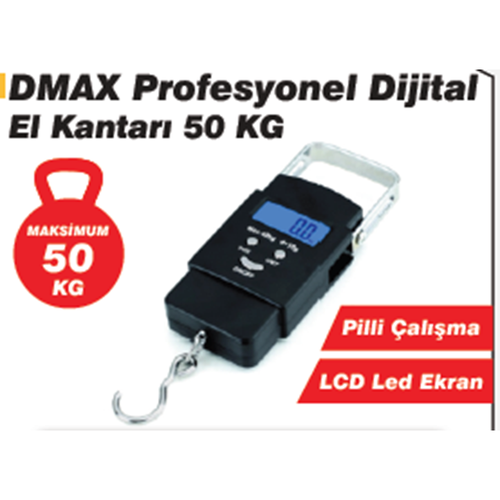 DIJITAL EL KANTARI 50 KG DMAX-4219