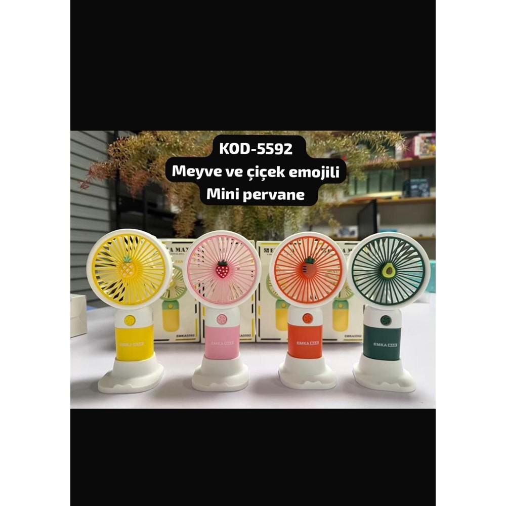 EMKA 5592-160 MEYVE EMOJILI MINI PERVANE