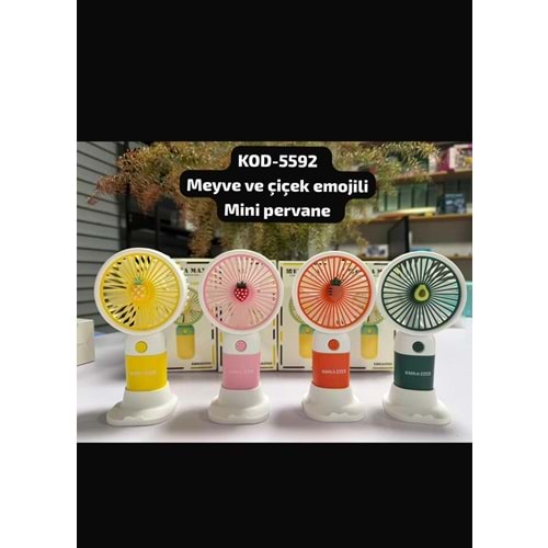 EMKA 5592-160 MEYVE EMOJILI MINI PERVANE