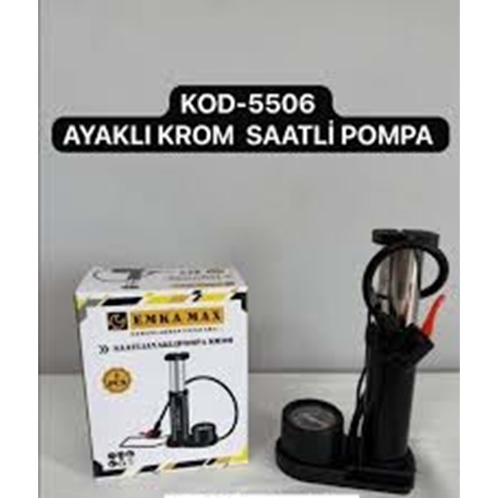 BISIKLET POMPASI SAATLI KROM EMKA 5506-40
