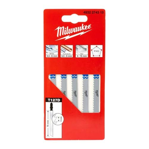 MILWAUKE DEKUPAJ BIÇAGI METAL+ AHSAP 75mm 5 LI T4932274315