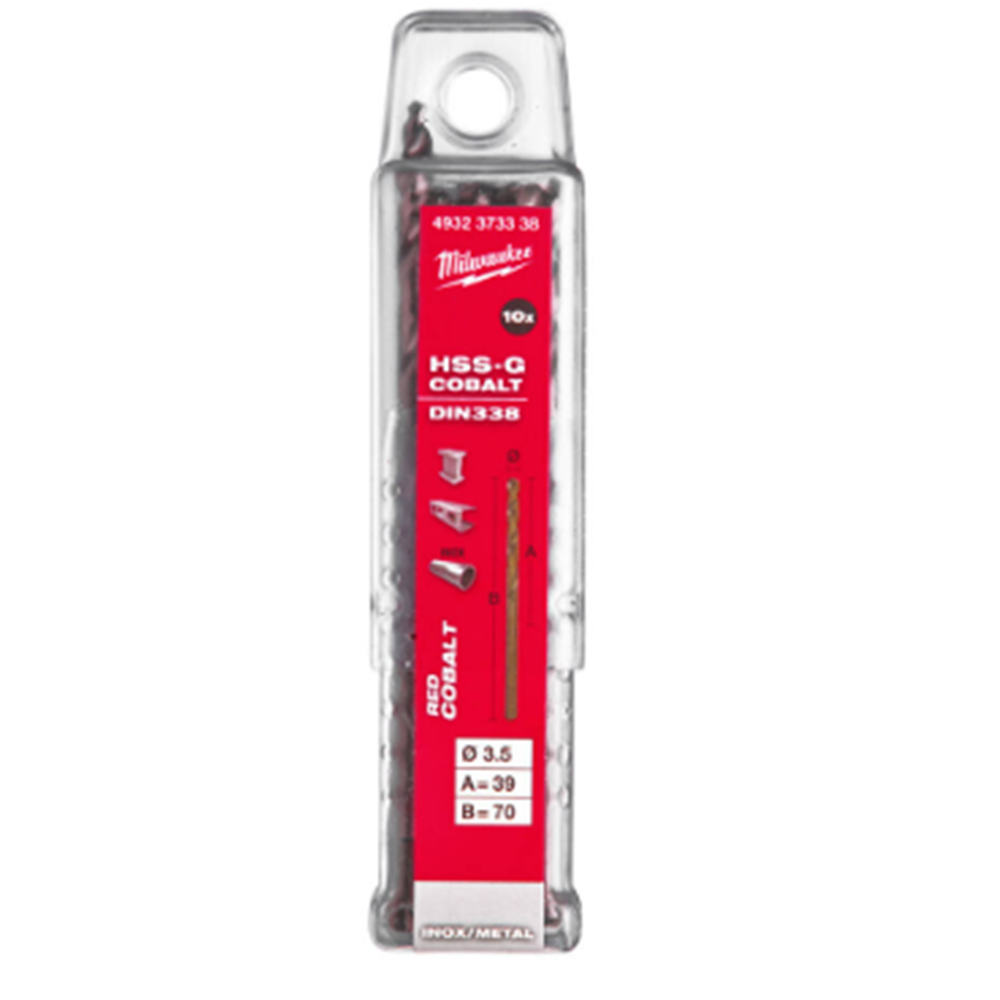 MILWAUKEE HSS METAL UCU 3.5*70 10lu T4932373338