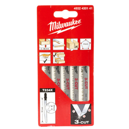 MILWAUKEE DEKUPAJ BIÇAGI AHSAP T234 91mm 5li T4932430141