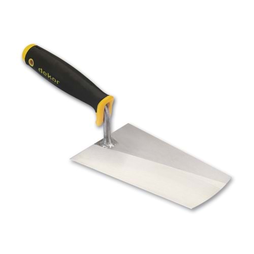 DEKOR DUVARCI MALASI PLASTIK SAPLI PASLANMAZ 18 CM KOD=598