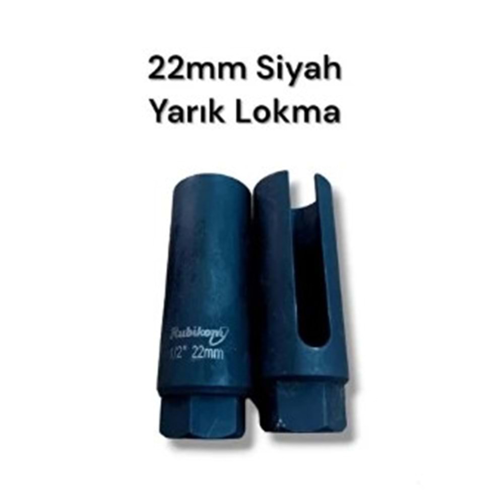 LOKMA ANAHTAR YARIK SENSÖR 22MM HAVALI SIYAH