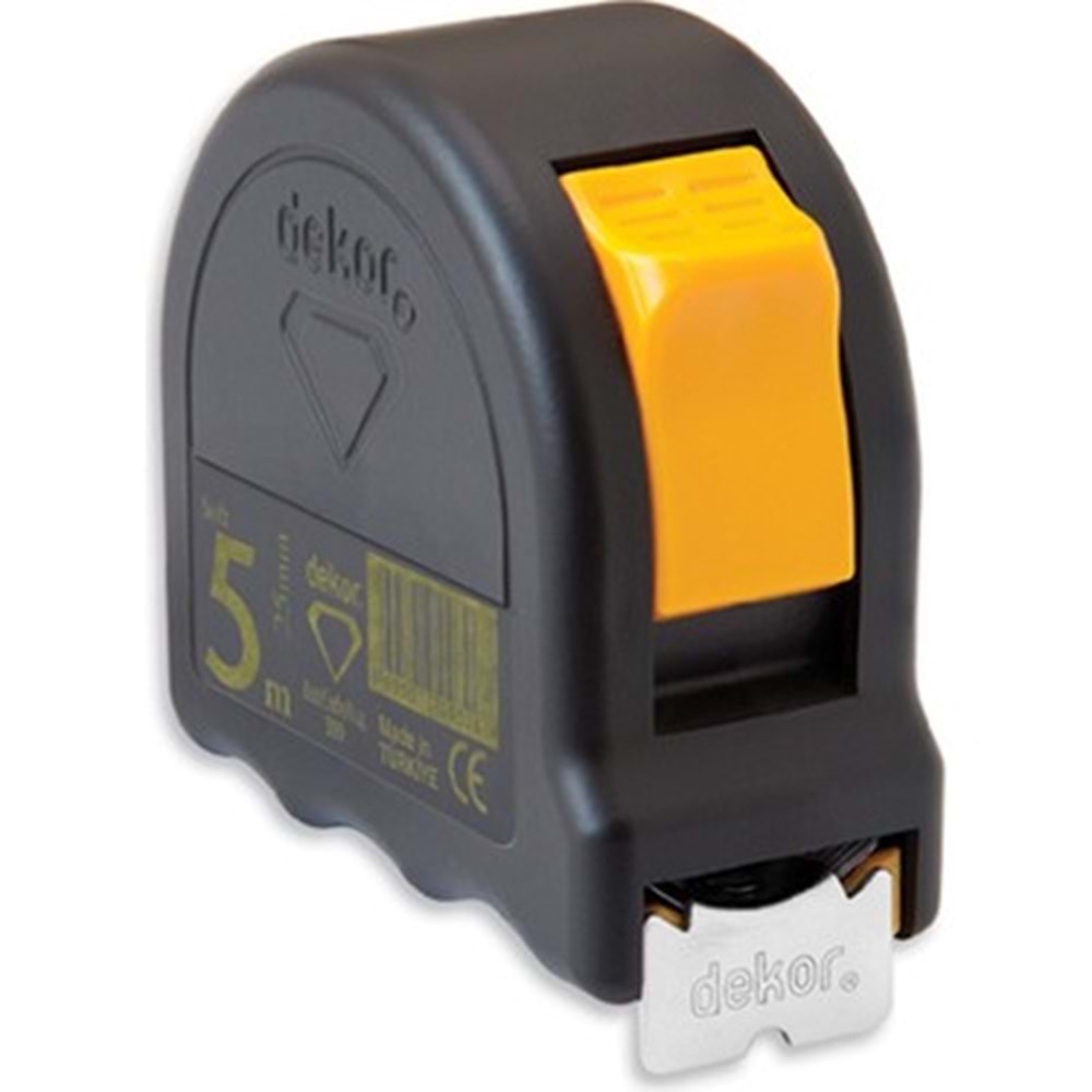 SERIT METRE 5 MT 25 MM DEKOR KOD 306 SIYAH