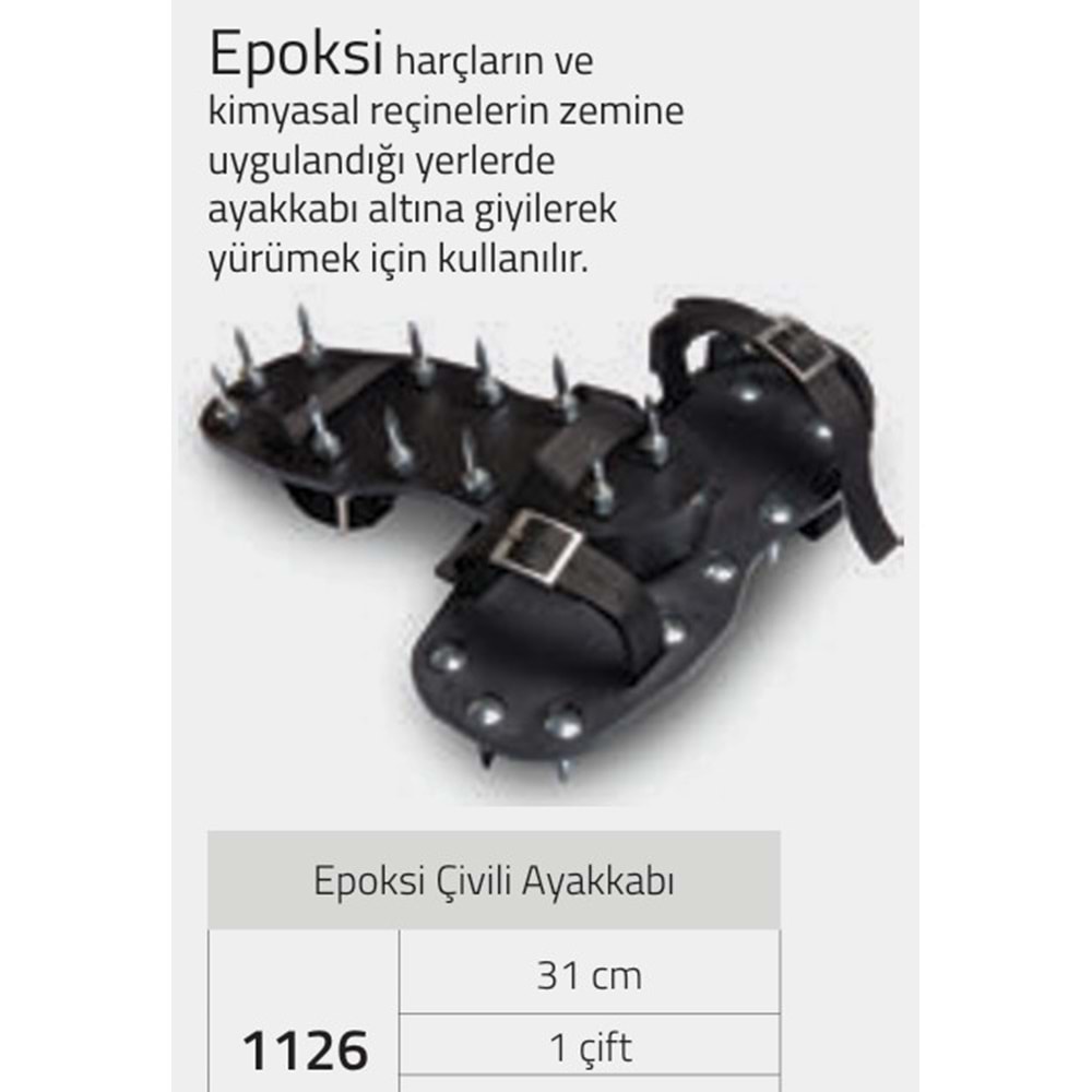DEKOR EPOKSI ÇIVILI AYAKKABI 31 CM 1126