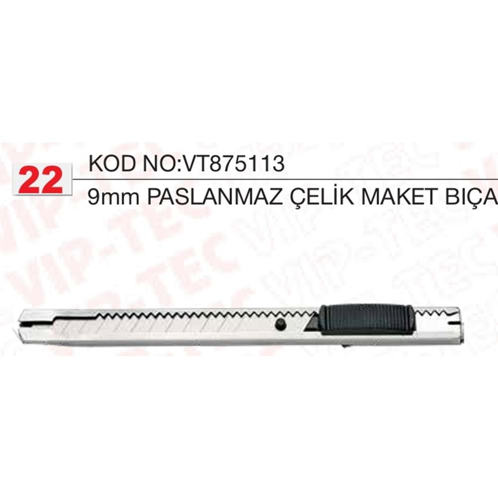 VIP-TEC MAKET BIÇAGI METAL VT875113 9MM