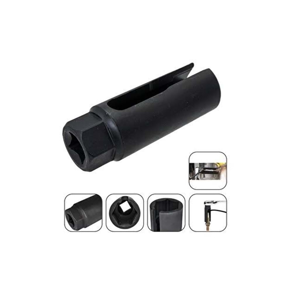 LOKMA ANAHTAR YARIK SENSÖR 17 MM HAVALI SIYAH