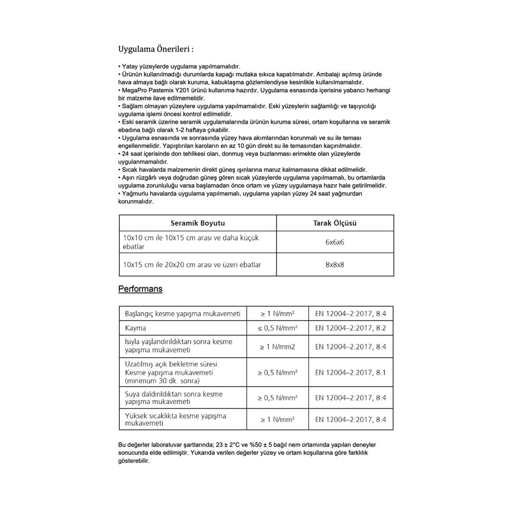 KYK MegaPro Pastemix Y201 Seramik Yapistirma Harci (15) / Beyaz