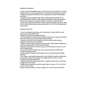 KYK MegaIzo Lastik 10 S103 Çimento Esasli Çift Bilesenli Su Yalitim (20) / Gri