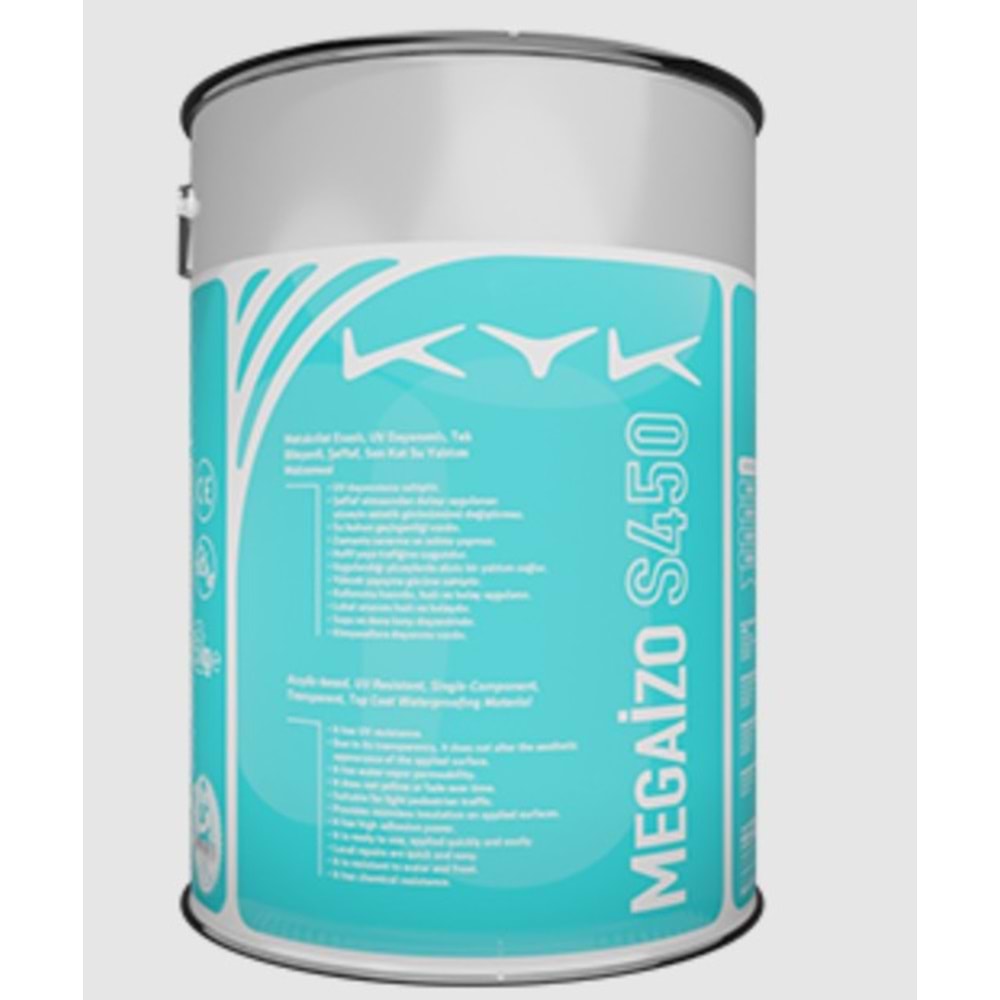 KYK MegaIzo S450 Polimer Esasli UV Dayanimli Su Yalitim (1) / SEFFAF