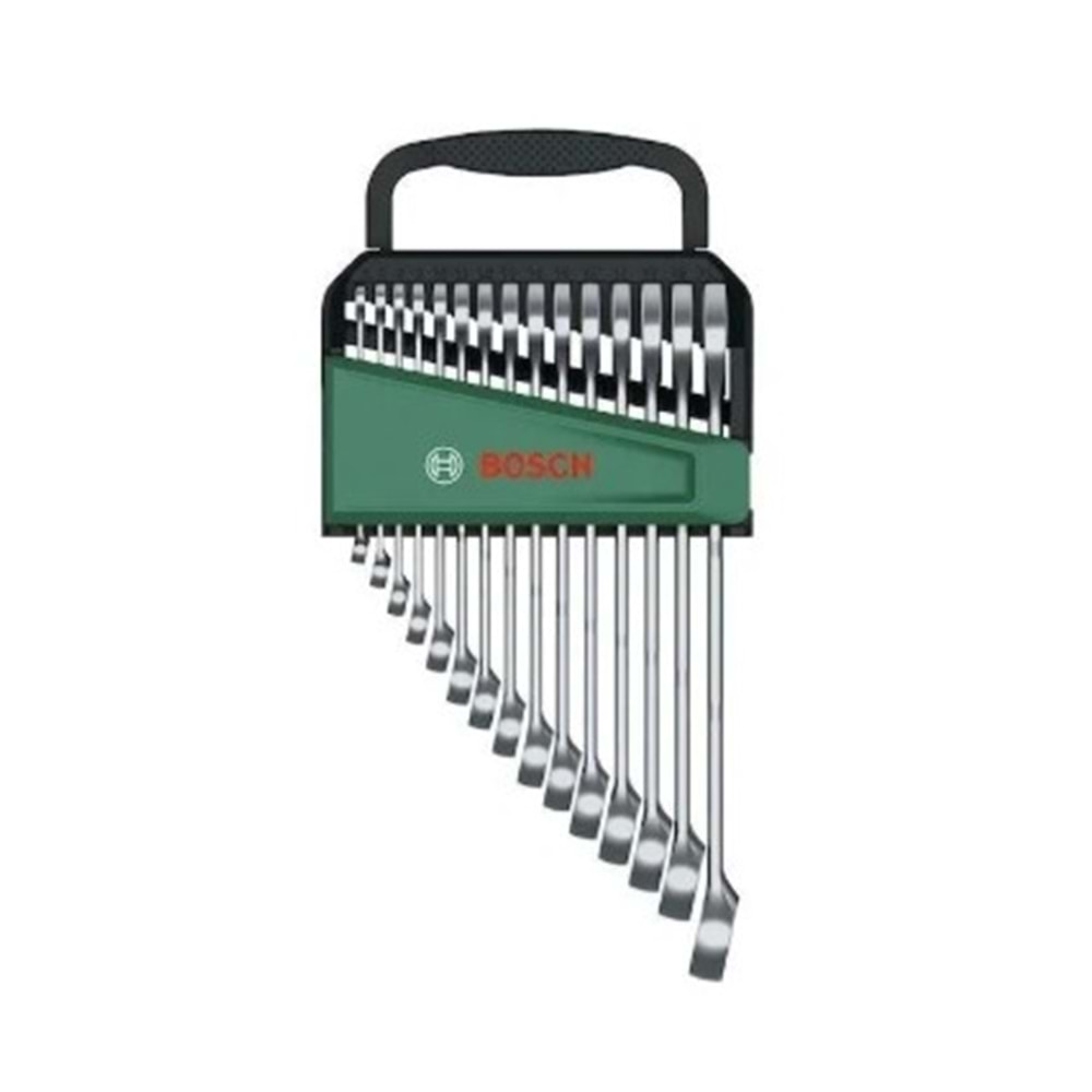 BOSCH Açik Uçlu Kombine Anahtar Seti 15 Parça