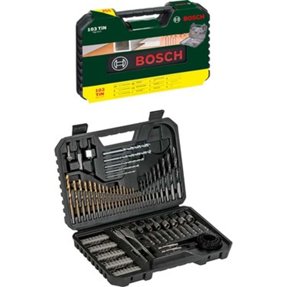 BOSCH V-Line 103 Parça Vidalama&Matkap Ucu Set
