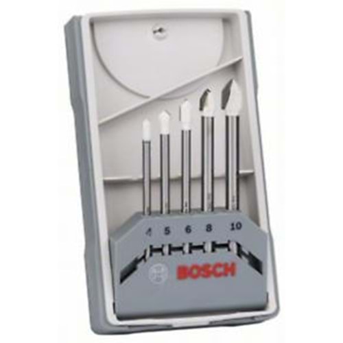BOSCH CYL-9 SERAMIK FAYANS DELME UCU SETI 5 PARÇA 4-10mm